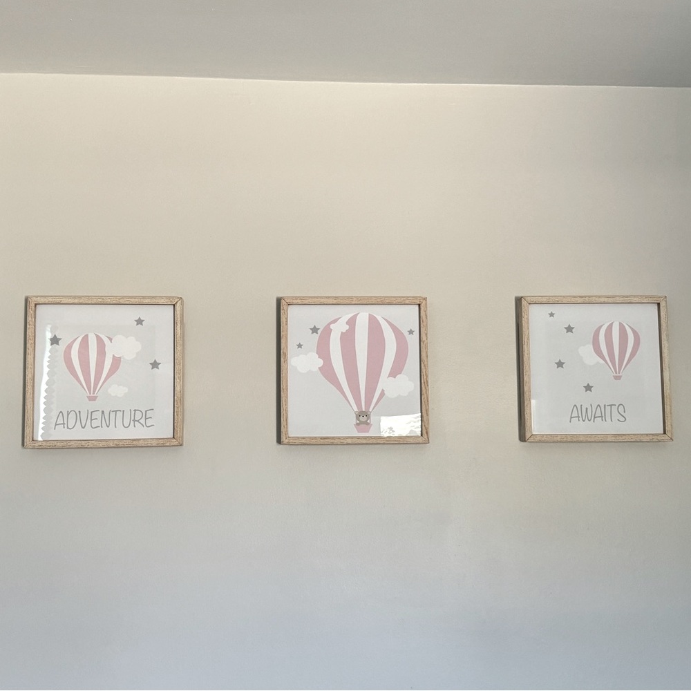 Hot air balloon art + frames